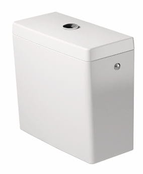 DURAVIT STARCK 3 WC kombi nádržka, bočný prívod vody, Dual-Flush, WonderGliss 09200000051 Obrázek - Hlavní obrázek