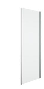HÜPPE AURA ELEGANCE SW 900 bočná stena 90x200 cm, matná strieborná/číre sklo
