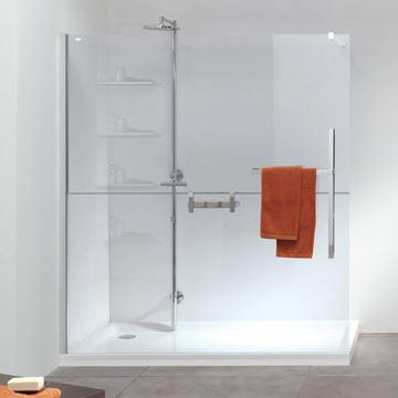 HÜPPE DUPLO PURE stena walk-in 140x200 cm, chróm/číre sklo DT0004.C91.322 Obrázek - fotka