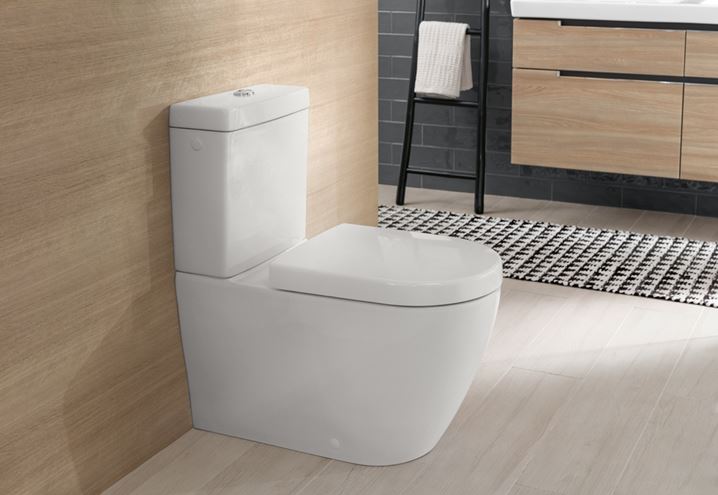 VILLEROY & BOCH SUBWAY 2.0 WC kombi misa, zadný odpad, DirectFlush, CeramicPlus, alpská biela 5617R0R1 Obrázek - fotka