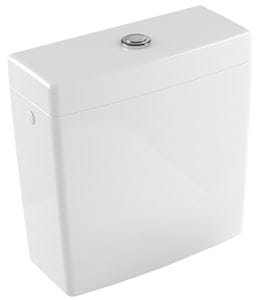 VILLEROY & BOCH SUBWAY 2.0 WC kombi nádržka, bočný a zadný prívod vody, Dual-Flush, CeramicPlus, alpská biela