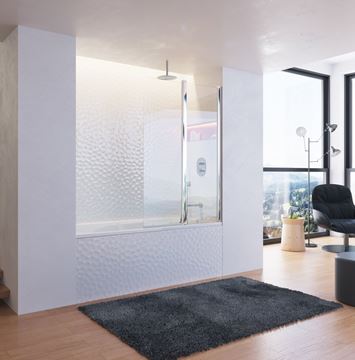 RAVAK CVS2 100 vaňová zástena 100x150 cm, pravá, lietacia, bright alu/sklo transparent 7QRA0C00Z1 Obrázek - fotka