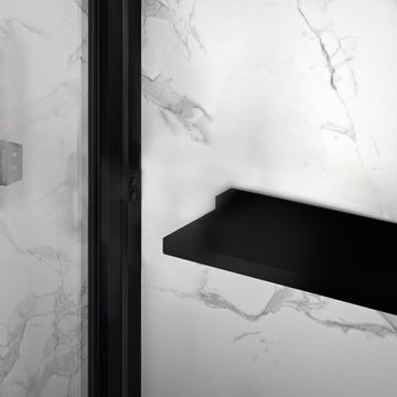 HÜPPE SELECT+ stena walk-in 100x200 cm, black edition/číre sklo SL0204.123.322 Obrázek - fotka