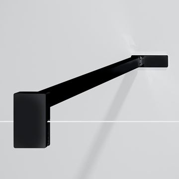 HÜPPE SELECT+ stena walk-in 120x200 cm, black edition/číre sklo SL0305.123.322 Obrázek - fotka