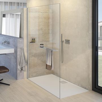 HÜPPE SELECT+ stena walk-in 120x200 cm, matná strieborná/číre sklo SL0105.087.322 Obrázek - fotka