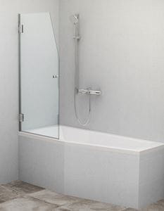 ROTH SCREEN MINI vaňová zástena 66x140 cm, lietacia, brillant/sklo transparent