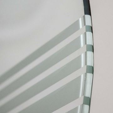 ROTH PROJEKT SCREEN vaňová zástena 75x130 cm, lietacia, biela/sklo potlač 4000222 Obrázek - fotka