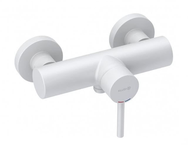 KLUDI BOZZ sprchová nástenná batéria, matná biela 388315376 Obrázek - Hlavní obrázek