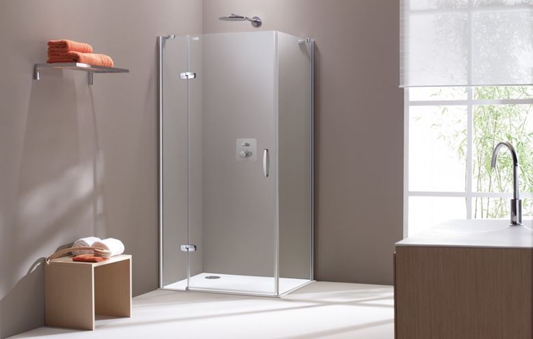 HÜPPE AURA ELEGANCE SW 900 bočná stena 90x200 cm, biela/číre sklo 401607.055.322 Obrázek - fotka