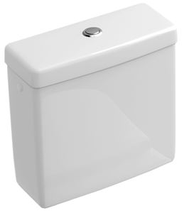 VILLEROY & BOCH SUBWAY WC kombi nádržka, bočný a zadný prívod vody, CeramicPlus, biela alpín