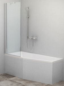 ROTH PXV1/750 vaňová zástena 75x150 cm, pevná, brillant/sklo transparent