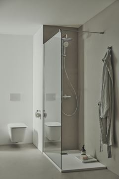 IDEAL STANDARD CONNECT 2 WETROOM bočná stena 70x195 cm, lesklá strieborná/číre sklo K9375EO Obrázek - fotka