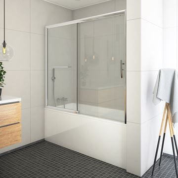 ROTH PXV2L/1700 vaňová zástena 170x150 cm, ľavá, posuvná, brillant/sklo transparent 451-170000L-00-02 Obrázek - fotka