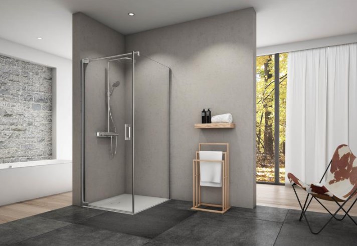 CONCEPT 300 STYLE sprchové dvere 100x200 cm, lietacie, ľavé, aluchróm/číre sklo CO3P1C G 100 50 07 Obrázek - fotka
