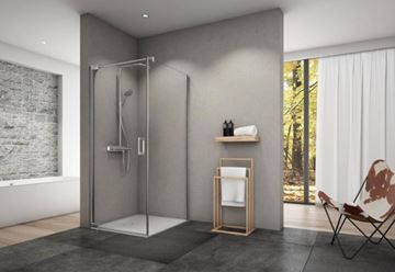 CONCEPT 300 STYLE sprchové dvere 100x200 cm, lietacie, ľavé, aluchróm/číre sklo CO3P1C G 100 50 07 Obrázek - fotka