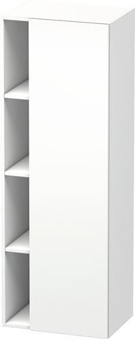 DURAVIT DURASTYLE nízka skrinka 50x36x140 cm, 1 dvierka, 3 police, pánty vpravo, matná biela DS1239R1818 Obrázek - Hlavní obrázek