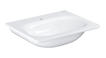 GROHE ESSENCE umývadlo 60 cm, s otvorom pre batériu a prepadom, PureGuard, alpská biela