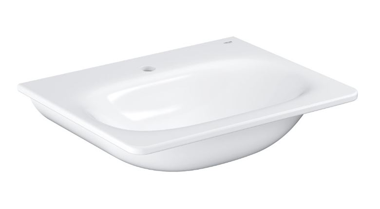 GROHE ESSENCE umývadlo 60 cm, s otvorom pre batériu a prepadom, PureGuard, alpská biela 3956500H Obrázek - Hlavní obrázek