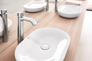 GROHE ESSENCE umývadlo na dosku 60 cm, bez prepadu, PureGuard, alpská biela 3960800H Obrázek - fotka