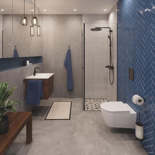 GROHE ESSENCE umývadlo 60 cm, s otvorom pre batériu a prepadom, PureGuard, alpská biela 3956500H Obrázek - fotka