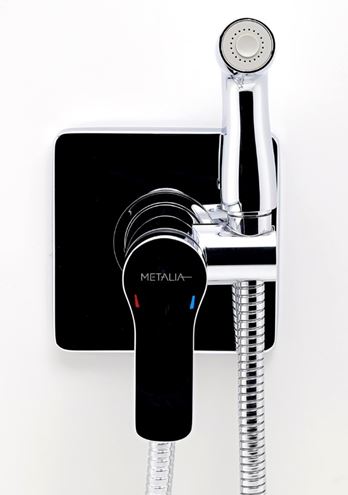 NOVASERVIS METALIA 54 bidetová podomietková batéria, so spŕškou, s telesom, chróm 54211,0 Obrázek - fotka