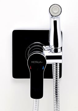 NOVASERVIS METALIA 54 bidetová podomietková batéria, so spŕškou, s telesom, chróm 54211,0 Obrázek - fotka