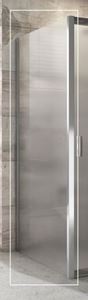 RAVAK BLIX BLPS 90 bočná stena 90x190 cm, bright alu/sklo grape