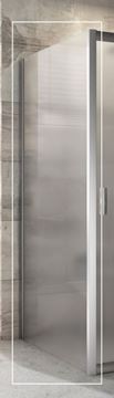 RAVAK BLIX BLPS 90 bočná stena 90x190 cm, satin/sklo grape