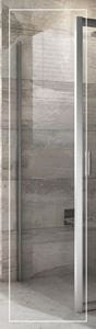 RAVAK BLIX BLPS 100 bočná stena 100x190 cm, satin/číre sklo