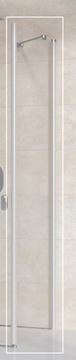 RAVAK CHROME CPS 80 bočná stena 80x195 cm, satin/číre sklo
