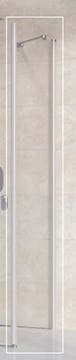 RAVAK CHROME CPS 90 bočná stena 90x195 cm, satin/číre sklo