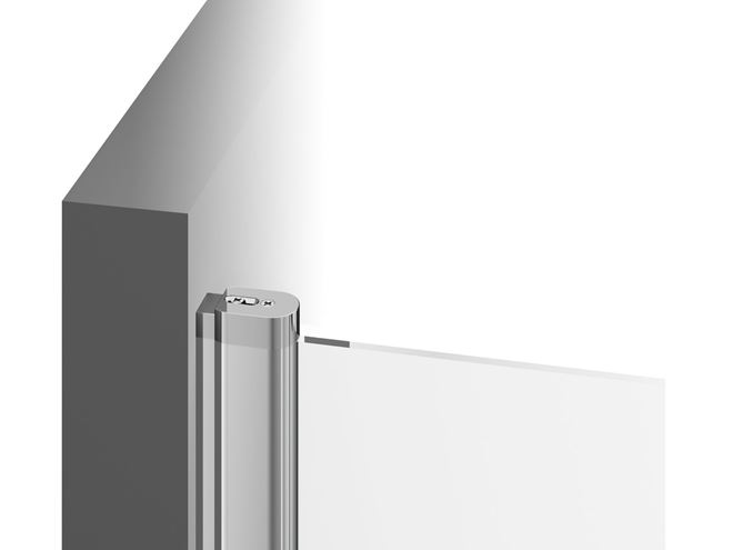 RAVAK CHROME CPS 90 bočná stena 90x195 cm, satin/číre sklo 9QV70U00Z1 Obrázek - fotka