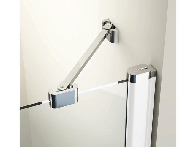 RAVAK CHROME CPS 100 bočná stena 100x195 cm, bright alu/číre sklo 9QVA0C00Z1 Obrázek - fotka