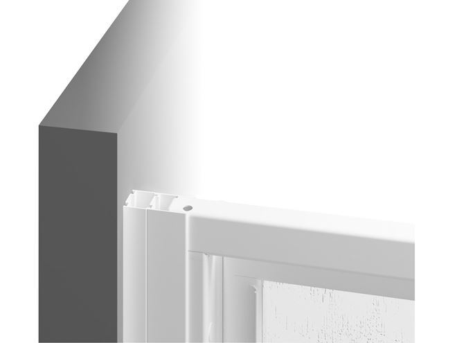 RAVAK SUPERNOVA APSS 80 bočná stena 80x198 cm, čierna/plast pearl 940403R211 Obrázek - fotka