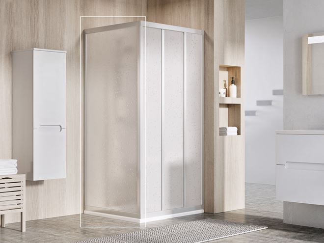 RAVAK SUPERNOVA APSS 75 bočná stena 75x198 cm, satin/plast pearl 94030UR211 Obrázek - fotka
