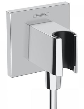 HANSGROHE FIXFIT E držiak ručnej sprchy s pripojením na vodu, chróm