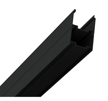 RAVAK SUPERNOVA APSS 75 bočná stena 75x198 cm, čierna/číre sklo 940303R2Z1 Obrázek - fotka