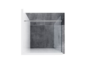 RAVAK WALK-IN W SET 80 WALL/CORNER vzpera 80 cm, čierna GWD010003017 Obrázek - fotka