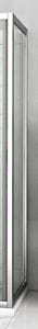 ROTH LEGA LINE LLB 900 bočná stena 90x190 cm, brillant/číre sklo