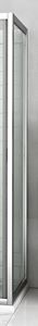 ROTH LEGA LINE LLB 900 bočná stena 90x190 cm, brillant/číre sklo