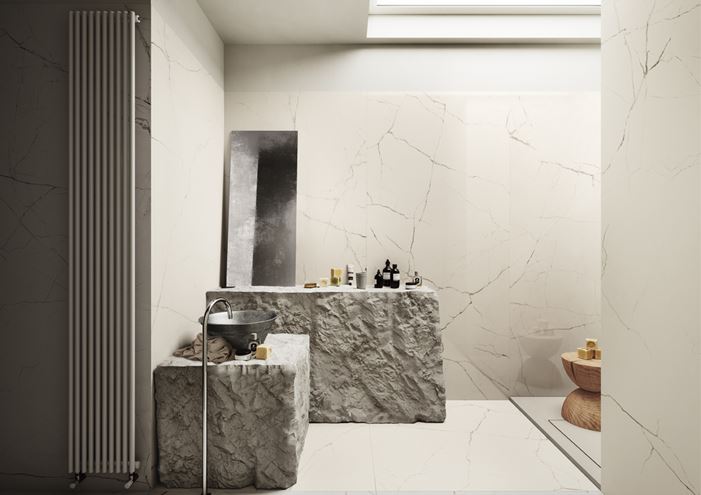 IMOLA THE ROOM dlažba 120x278 cm, lesk, statuario vena piccola white STA VP6 278 LP Obrázek - fotka