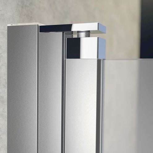 HÜPPE DESIGN PURE vaňová zástena 1200x1500 mm, ľavá, skladacia, strieborná lesklá/sklo číre 8P2302.092.322 Obrázek - fotka