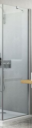 ROTH HITECH LINE HBB 900 bočná stena 90x200 cm, brillant premium/číre sklo 286-9000000-06-02 Obrázek - Hlavní obrázek