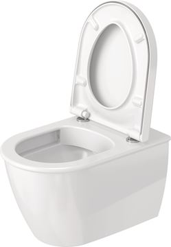 DURAVIT DARLING NEW závesné WC, Rimless splachovanie, WonderGliss 25570900001 Obrázek - fotka