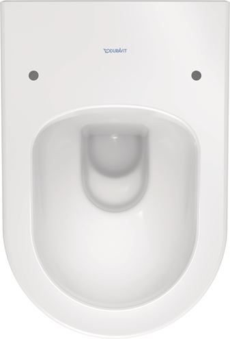 DURAVIT DARLING NEW závesné WC, Rimless splachovanie, WonderGliss 25570900001 Obrázek - fotka