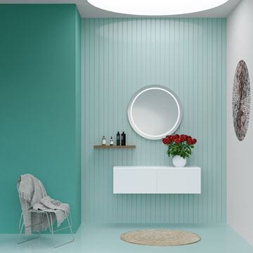 CONCEPT MODULAR doska pod umývadlo 150x47,5x1,8 cm, lesklá biela 809225 Obrázek - fotka