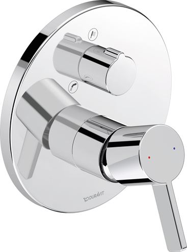 DURAVIT D-NEO podomietková batéria, pre 2 spotrebiče, chróm DE5210012010 Obrázek - fotka