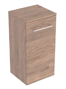 GEBERIT SELNOVA SQUARE nízka skrinka 33x29,7x65 cm, 1 dvierka, svetlý orech hickory
