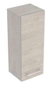 GEBERIT SELNOVA SQUARE nízka skrinka 33x29,7x85 cm, 1 dvierka, svetlý orech hickory