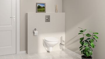 GROHE BAU CERAMIC závesné WC so SoftClose sedátkom, Rimless splachovanie, alpská biela 39351000 Obrázek - fotka